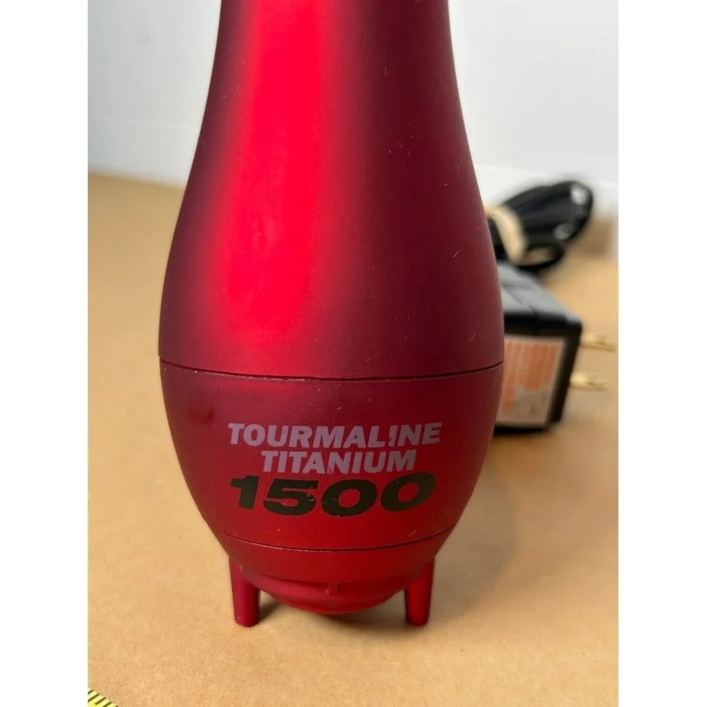 BaBylissPRO TT Tourmaline Titanium 1500 Red Folding Travel Hair Dryer BABTT053T